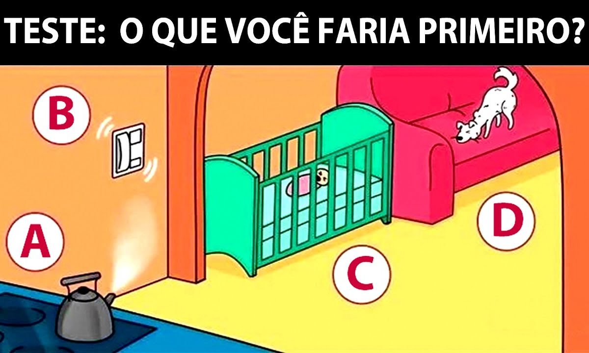 TESTE: O Que VOCÊ Faria Primeiro?